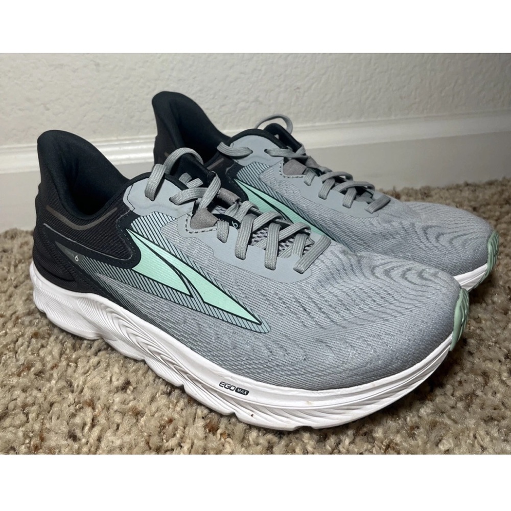 Altra Womens (Size 8) Torin 6 Running Walking Shoes Sneakers Gray Blue